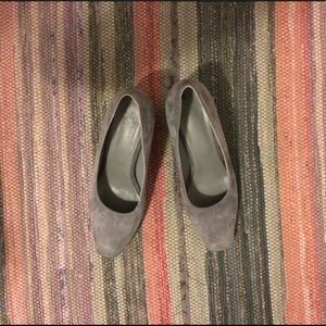 Dove gray leather Maryam Nassir Zadeh sz 38.5 heel